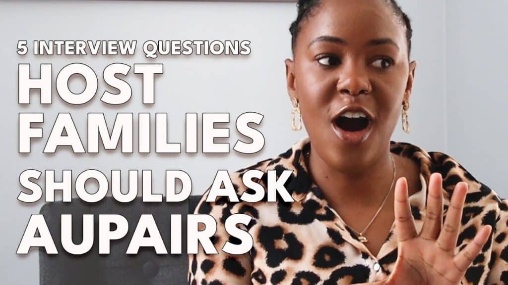 best questions for au pair host family