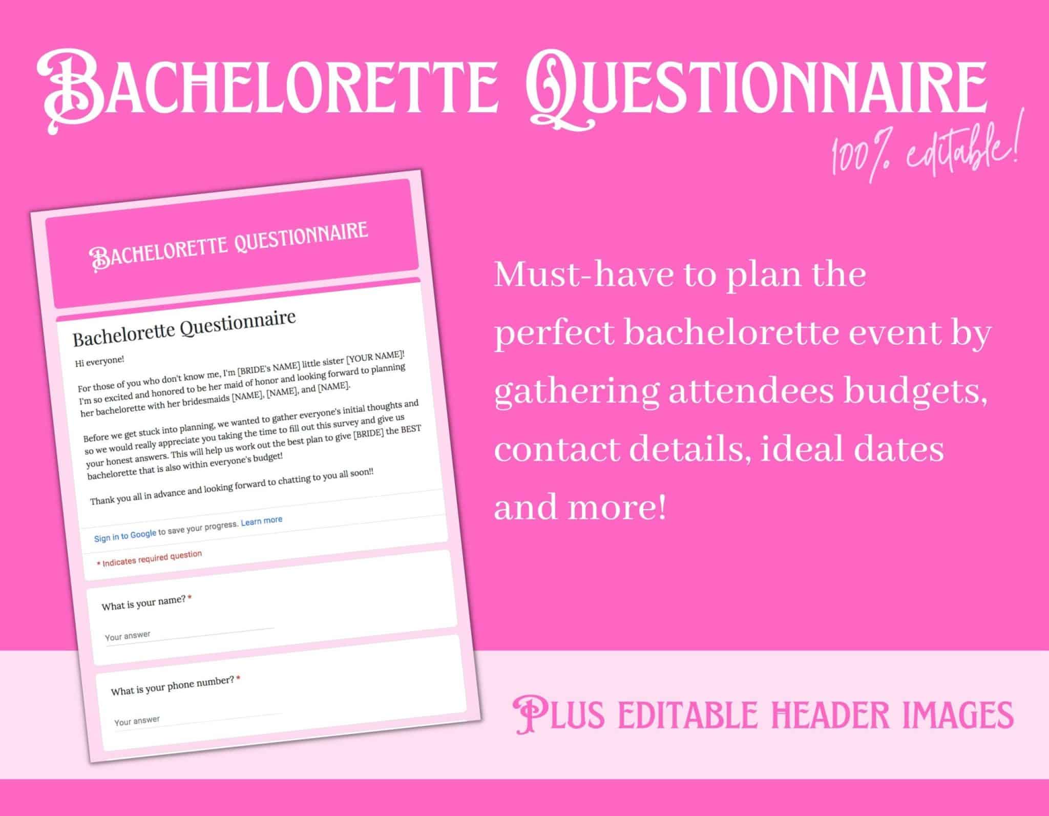 best questions for bridesmaids in google form scaled