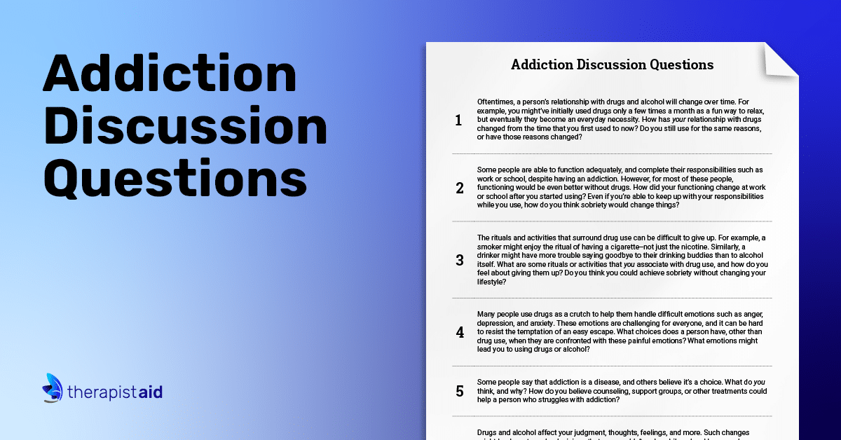 best questions for clients in recovery
