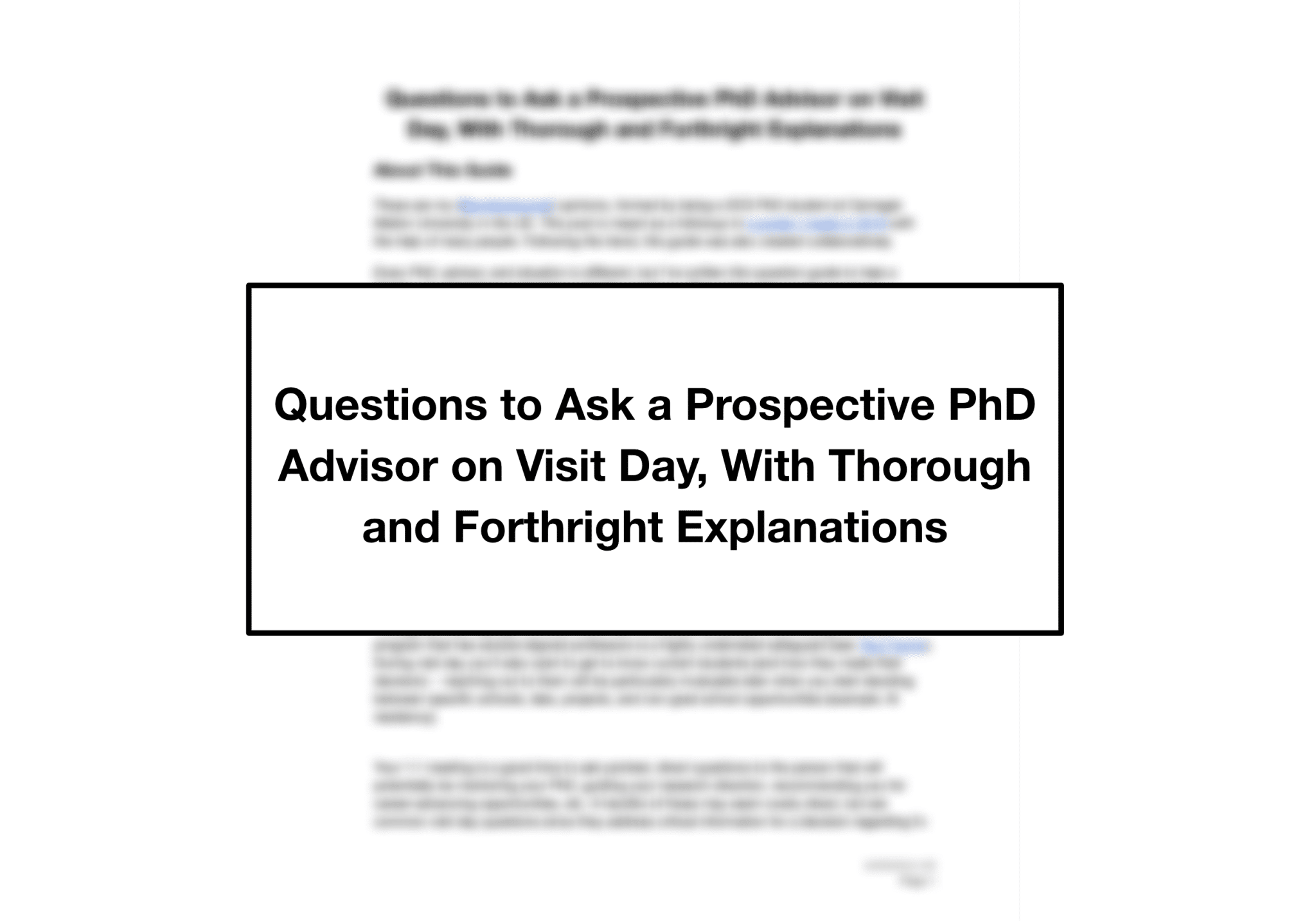 best questions for college advisor first meeting