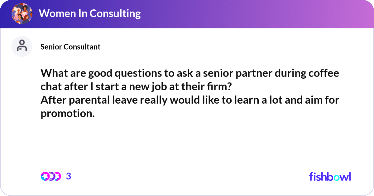 best questions for consulting coffee chat