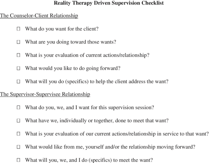 best questions for counselling supervision