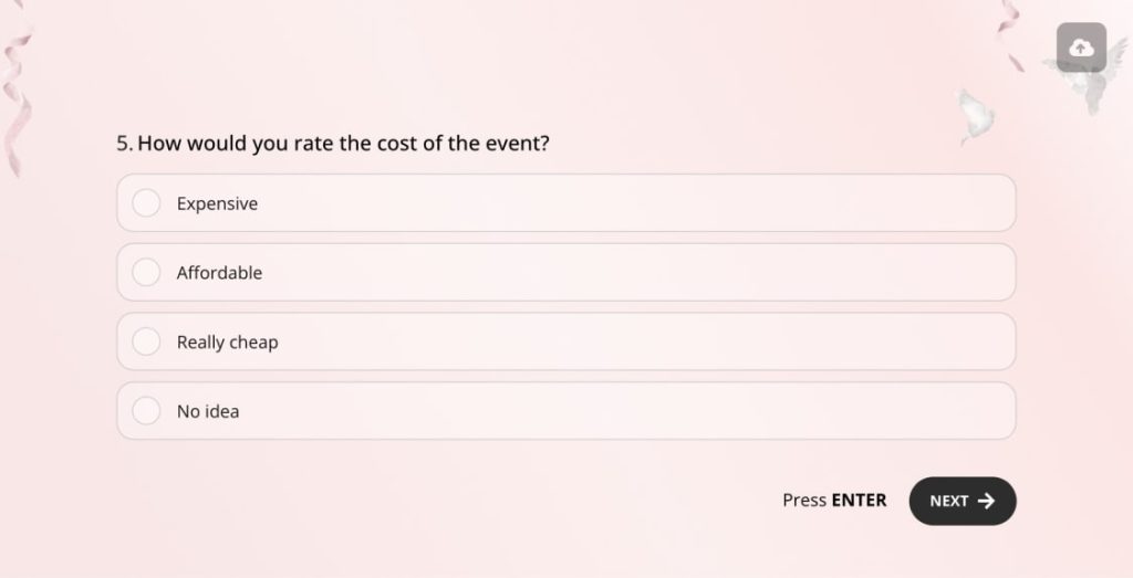 best questions for event venue