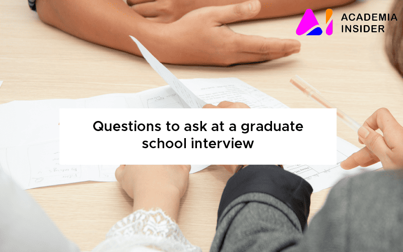 best questions for graduate students during interview