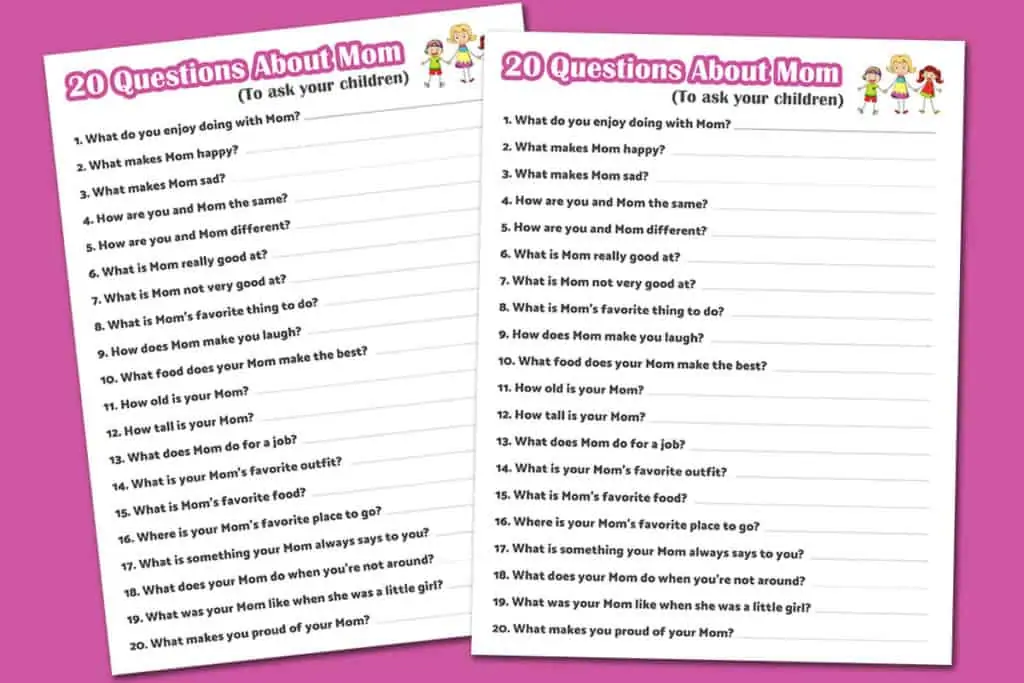best questions for kids for parents