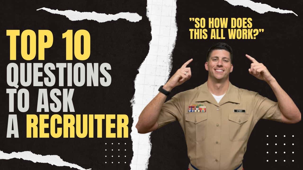 best questions for national guard recruiter