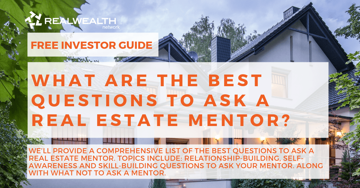 best questions for real estate mentor
