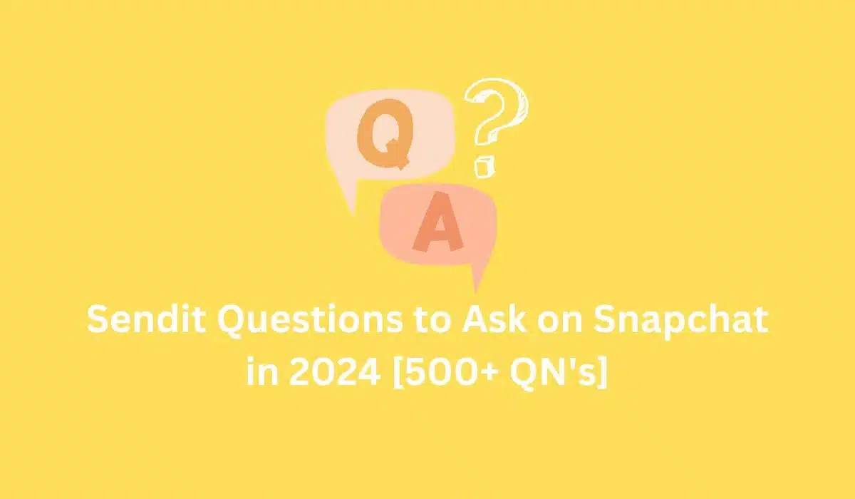 best questions for sendits