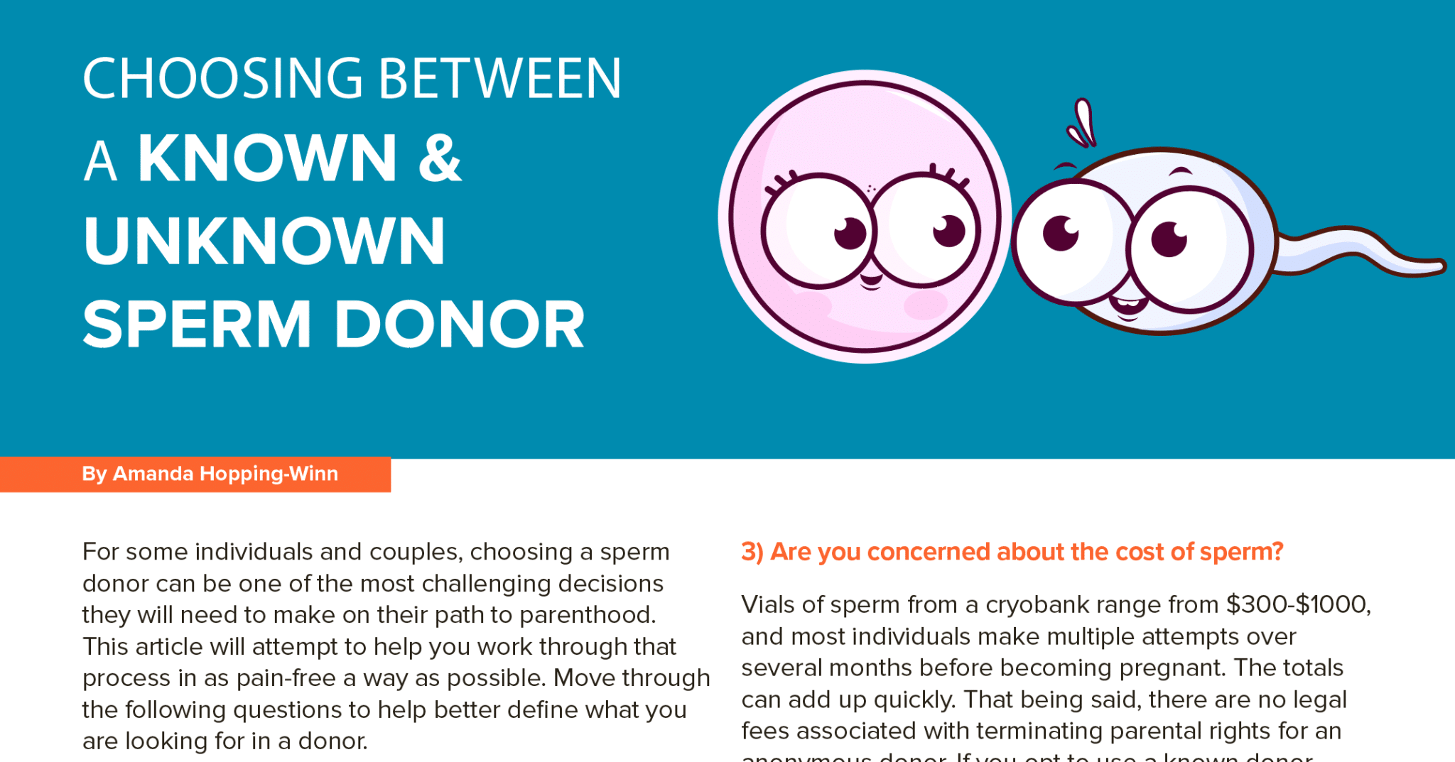 best questions for sperm donor