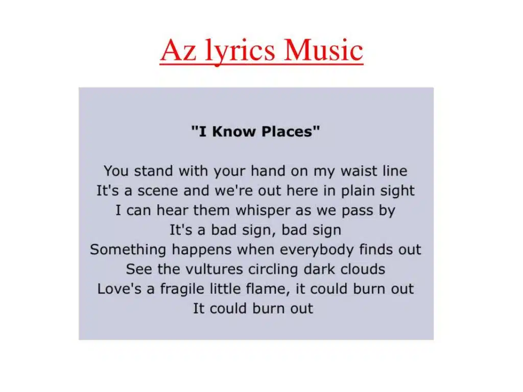 best questions lyrics az