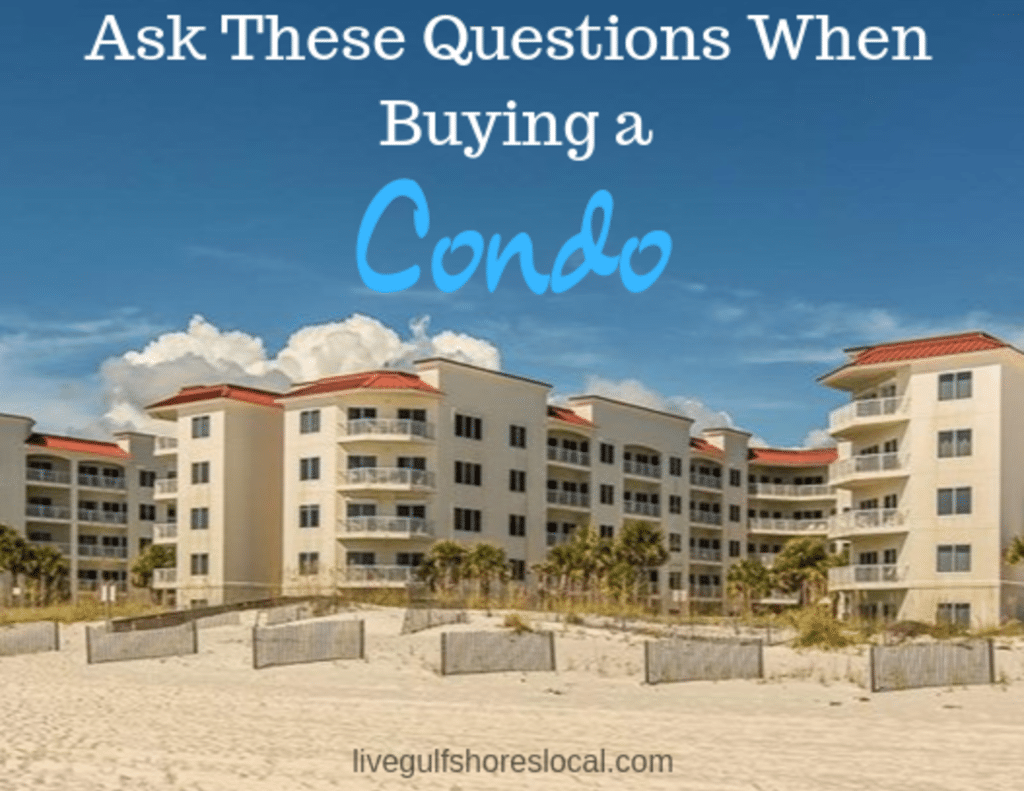 best questions when buying a condo