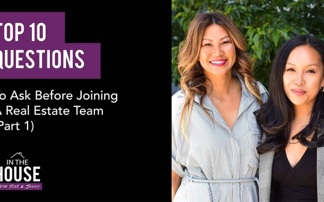 best questions when joining a real estate team