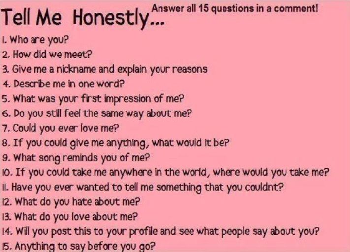 best quiz questions about me