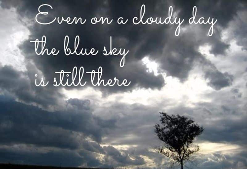 best quotes about cloudy days