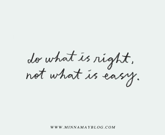 best quotes about doing whatcabcs right