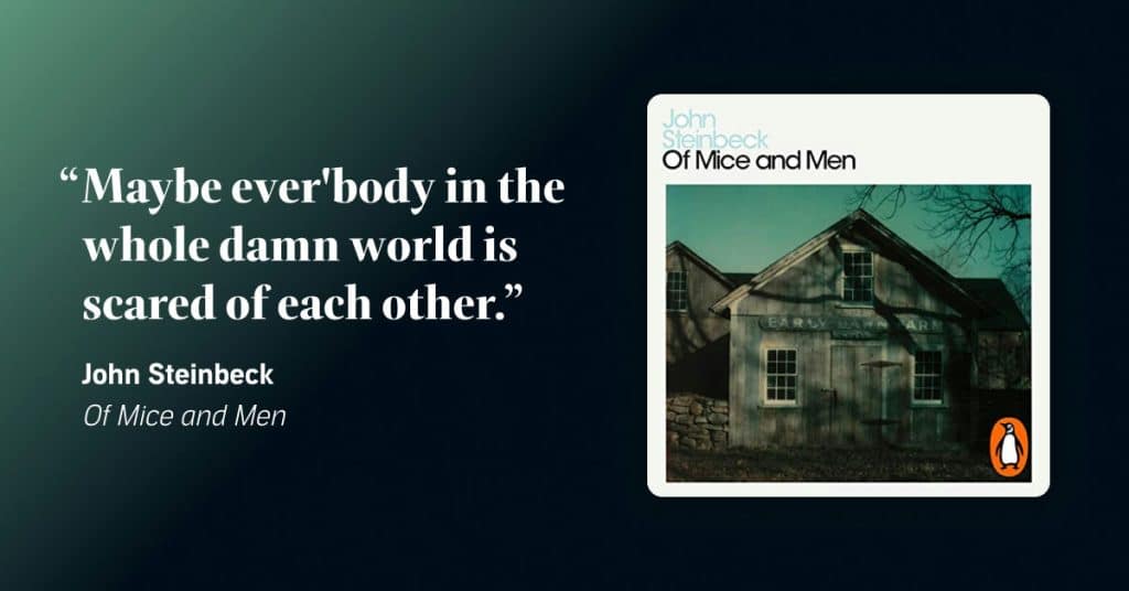 best quotes about dreams in of mice and men