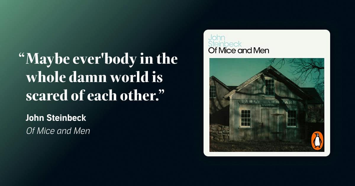 best quotes about dreams in of mice and men