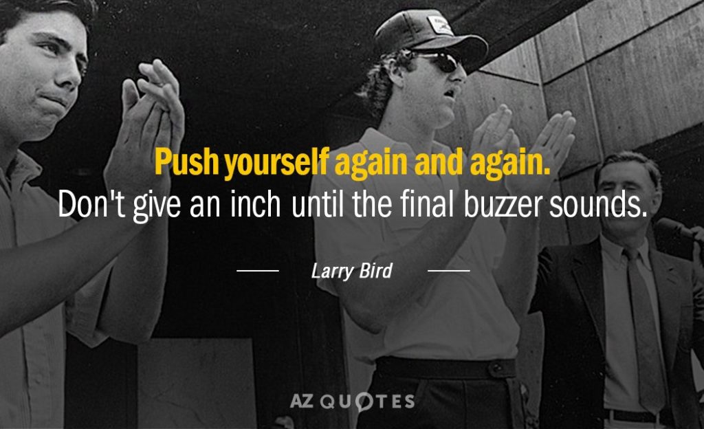 best quotes about pushing yourself to success
