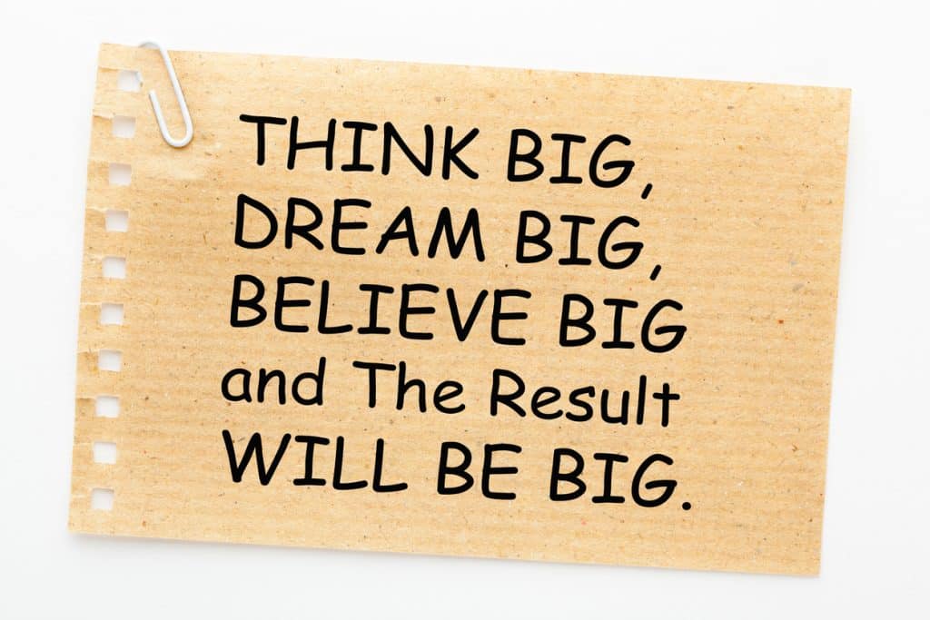 best quotes about thinking big