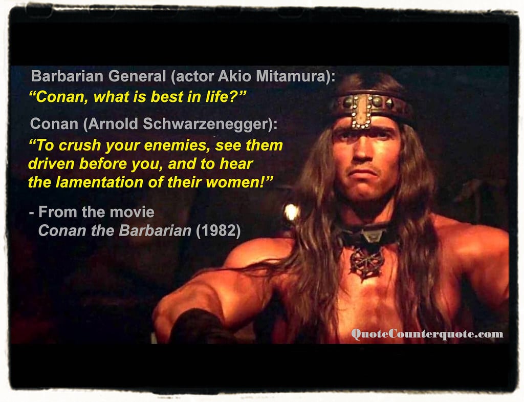 best quotes from conan the barbarian