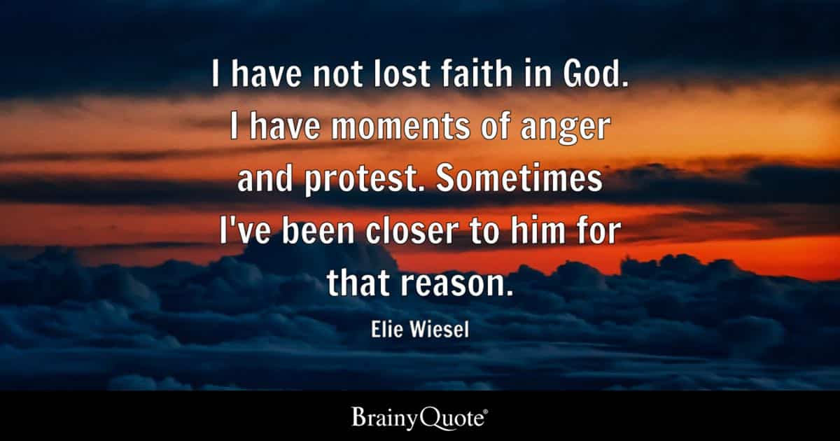 best quotes from night about losing faith