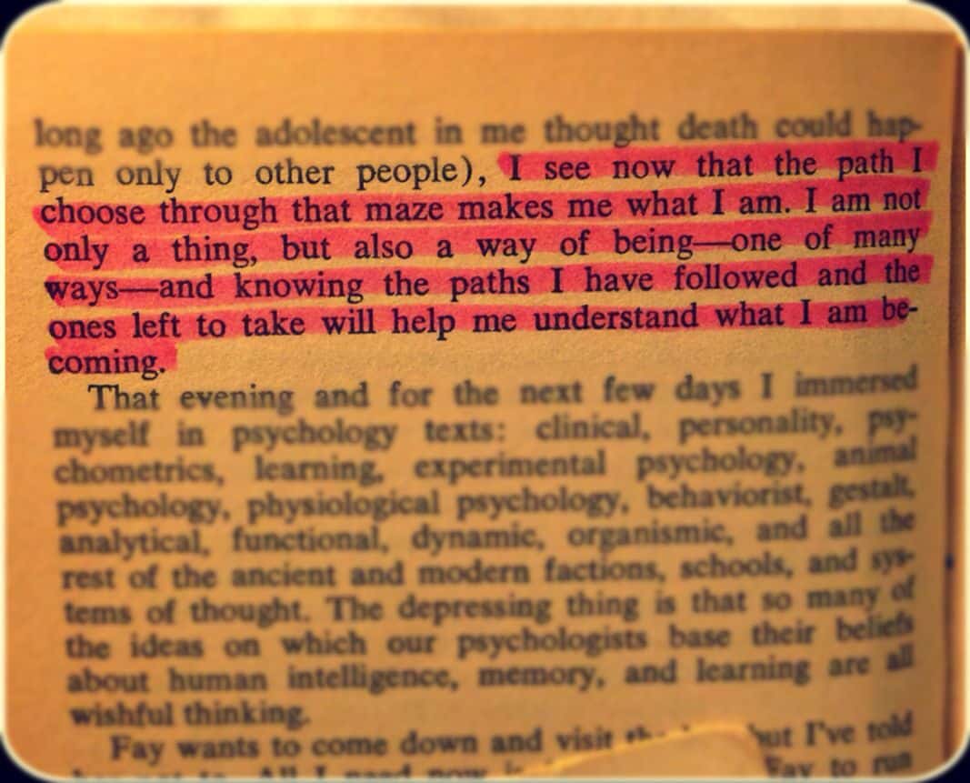 best quotes in flowers for algernon and page numbers