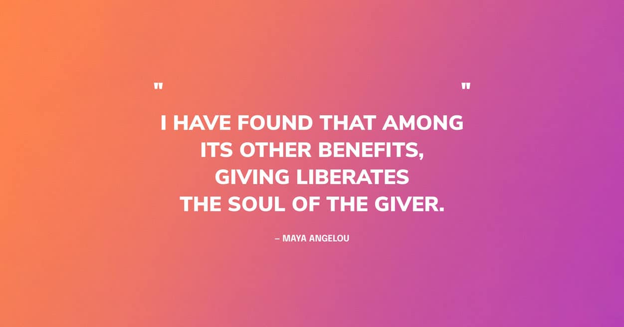 best quotes of generosity