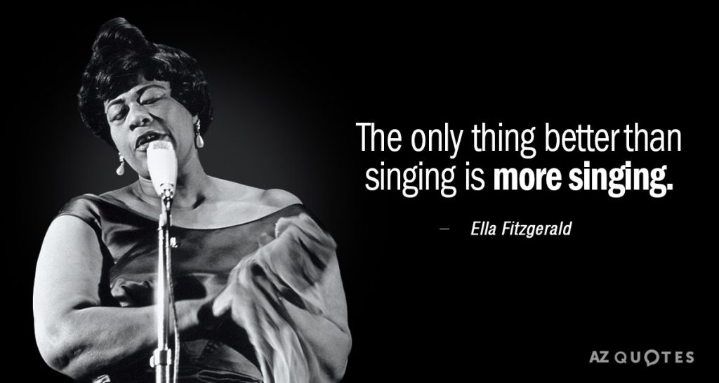 best quotes on singing