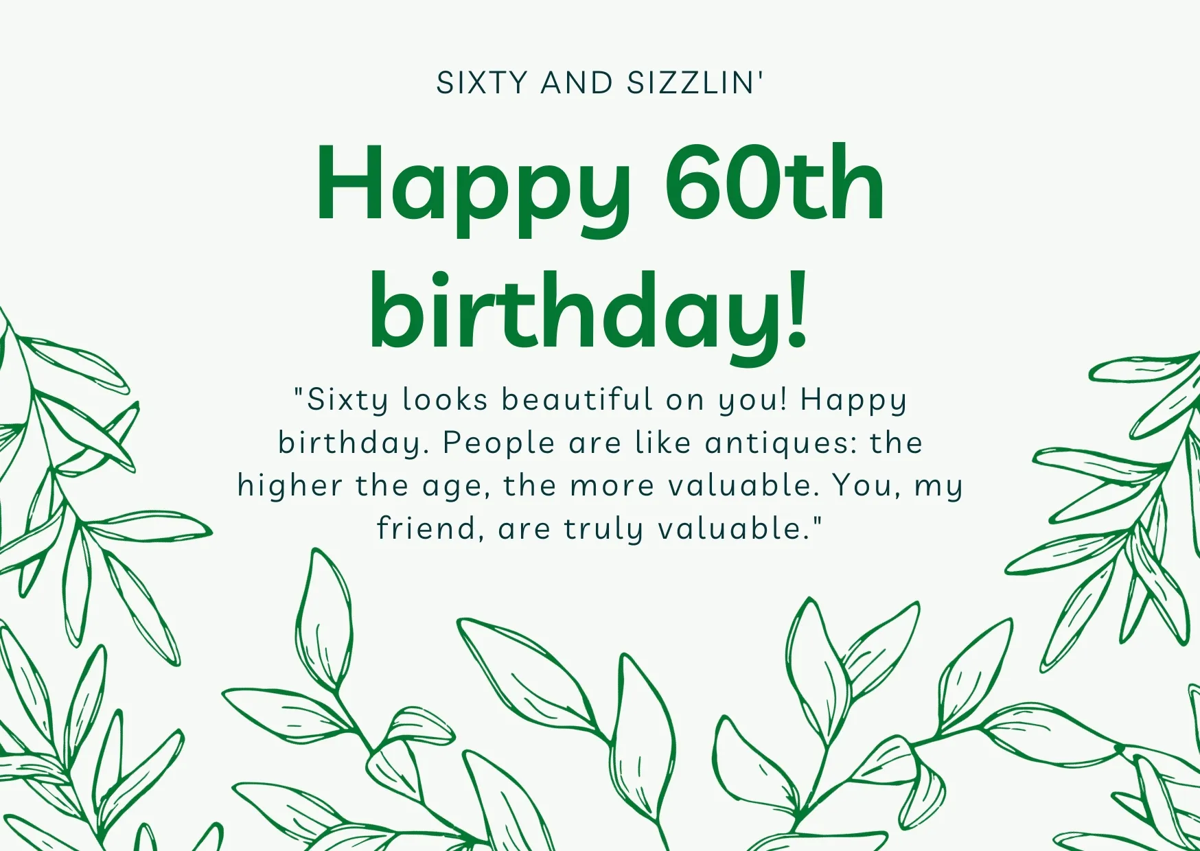 best quotes on turning 60
