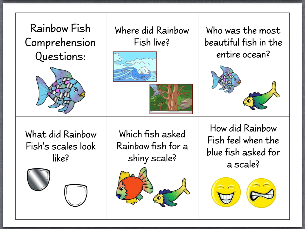 best rainbow fish questions