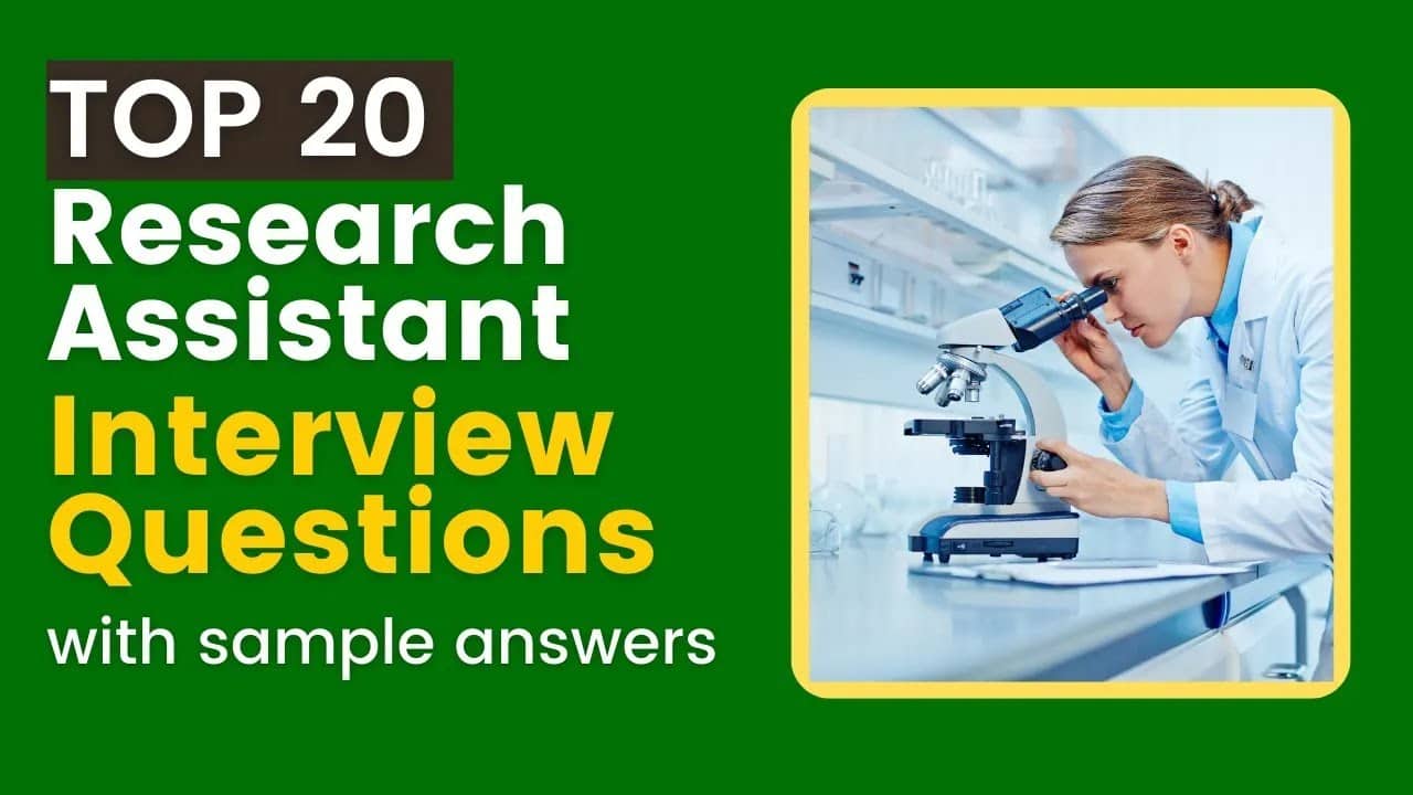 best research assistant interview questions and answers