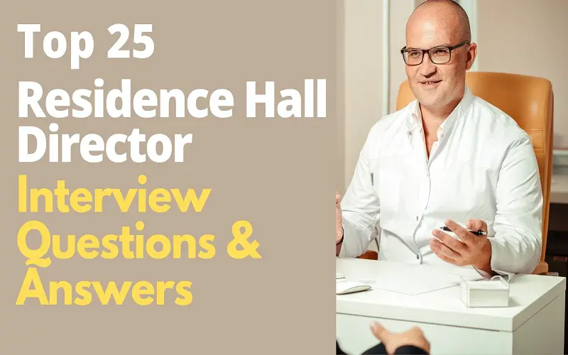best resident director interview questions