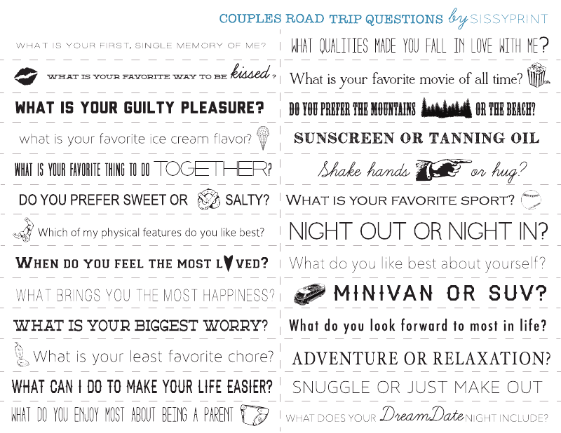 best road trip questions