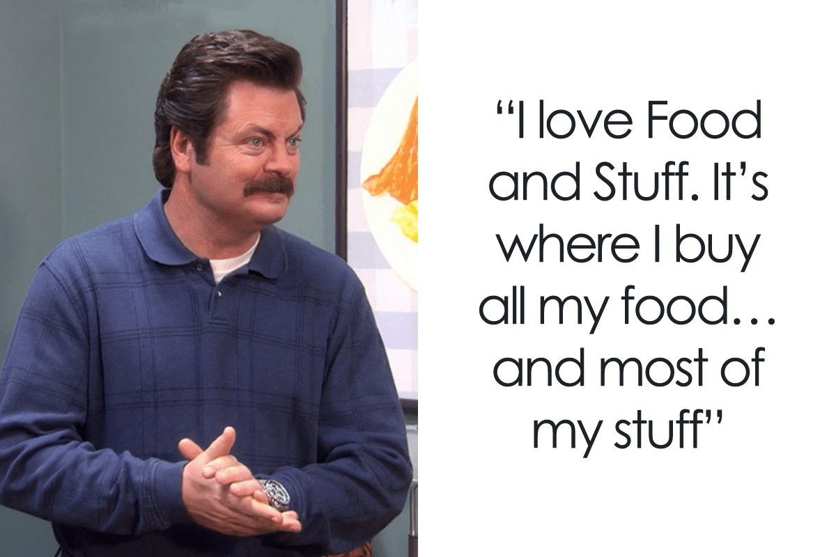 best ron swanson quotes salad
