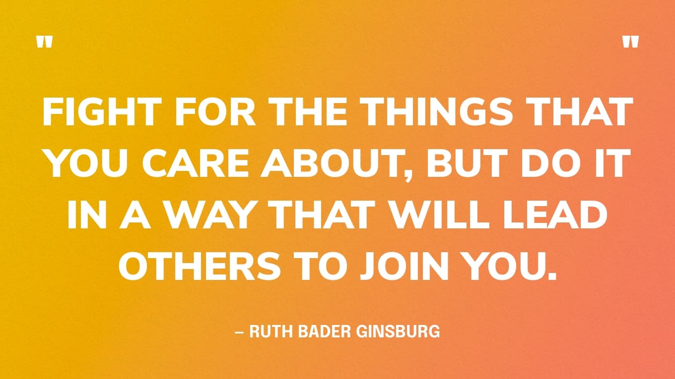 best ruth bader ginsburg quotes on leadership