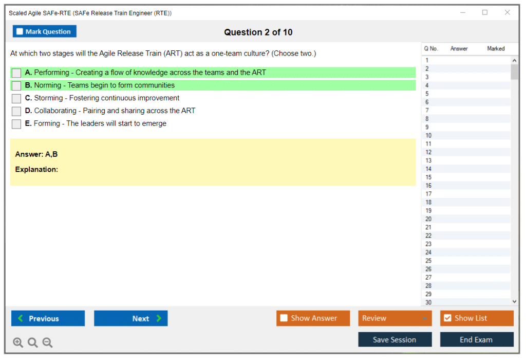 best safe rte exam questions