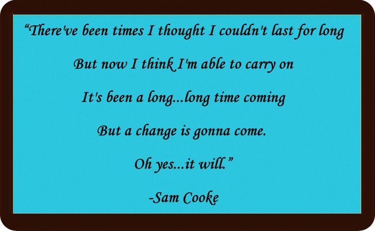 best sam cooke quotes