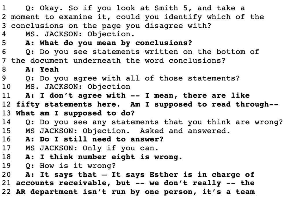best sample deposition questions for plaintiff