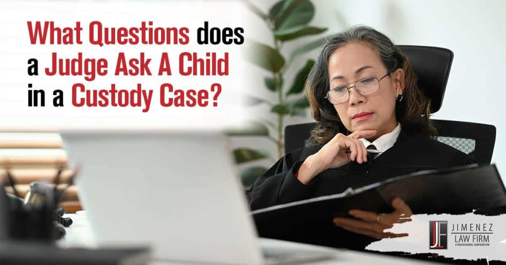 best sample questions for a custody trial
