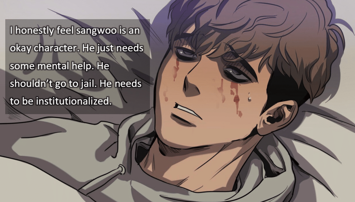 best sangwoo quotes killing stalking