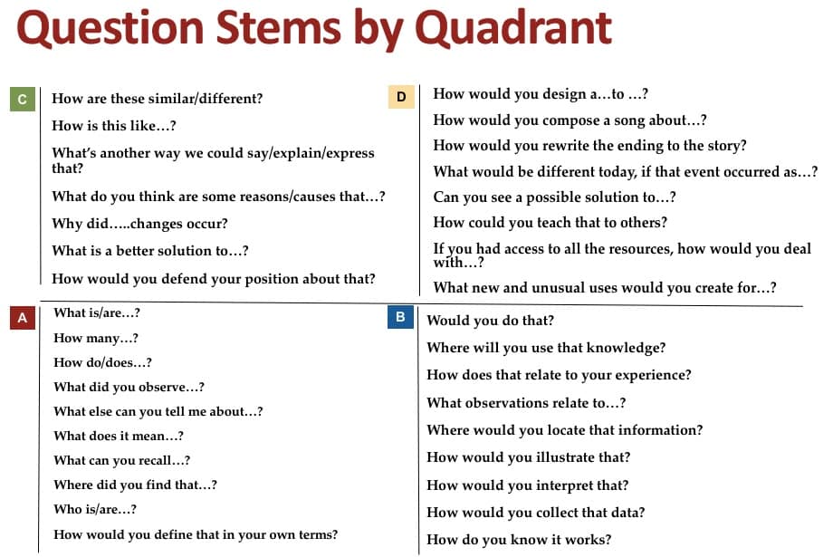 best scaffold questions