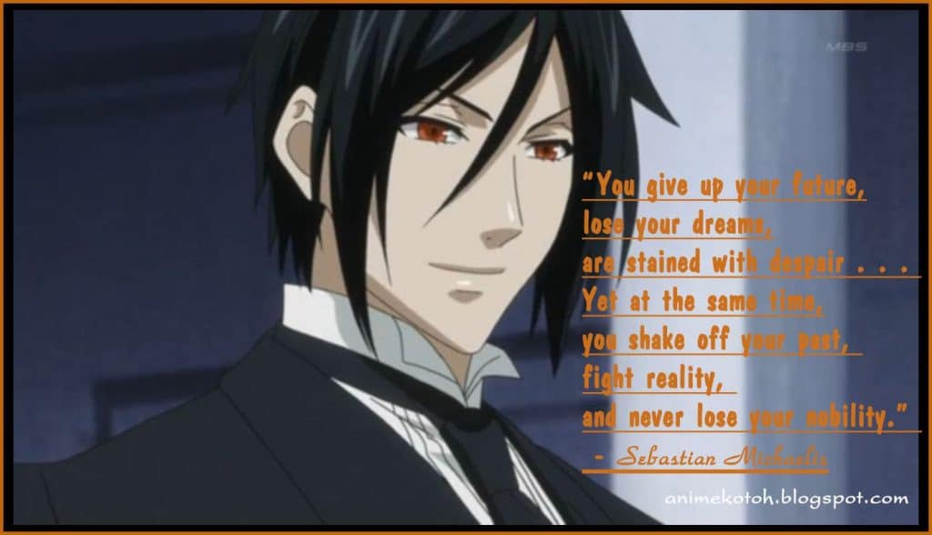 best sebastian michaelis quotes
