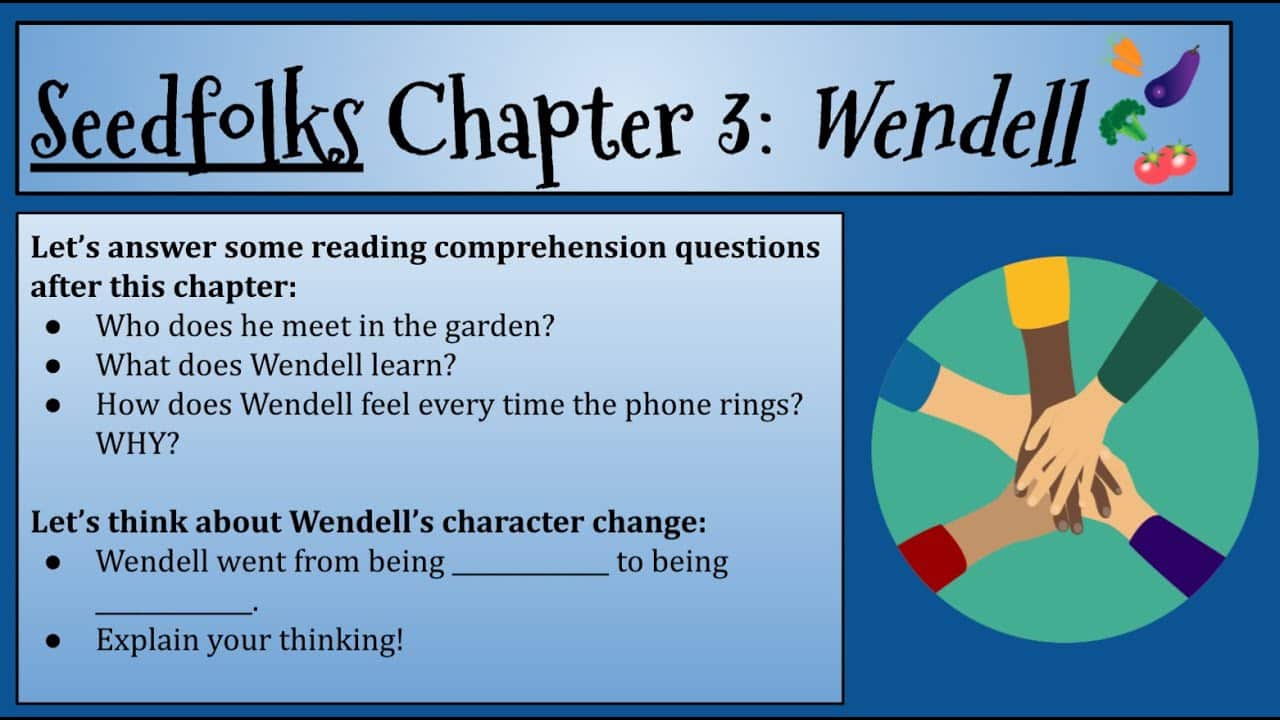 best seedfolks chapter questions