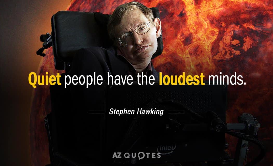 best senior quotes for quiet person