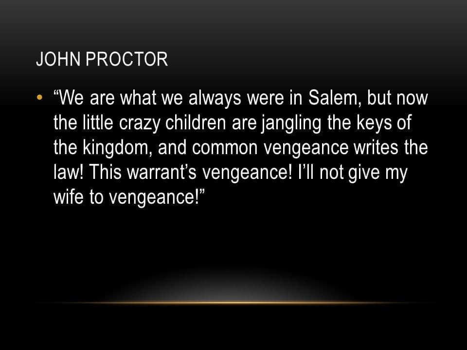 best sexism in the crucible quotes