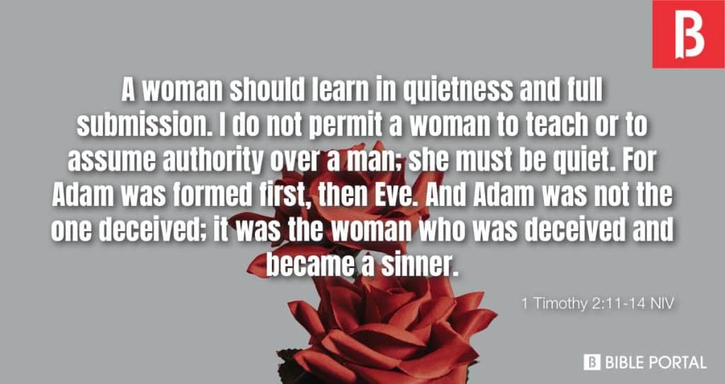best sexist bible quotes