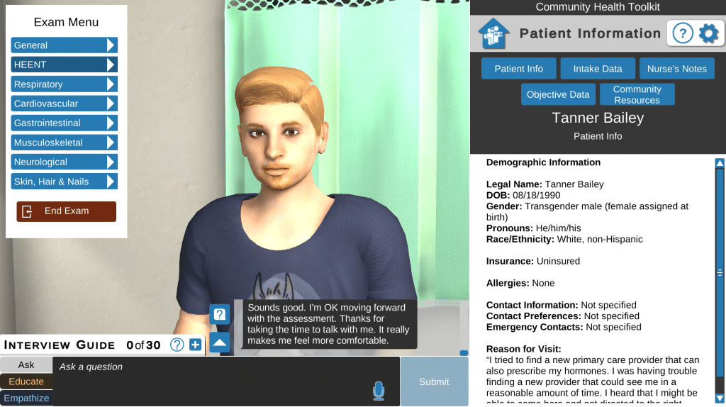 best shadow health questions for