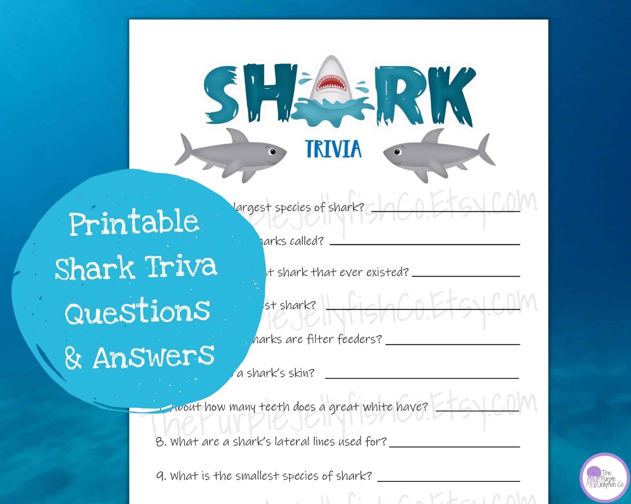 best shark trivia questions