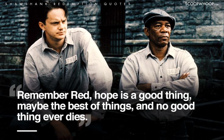 best shawshank redemption quotes red