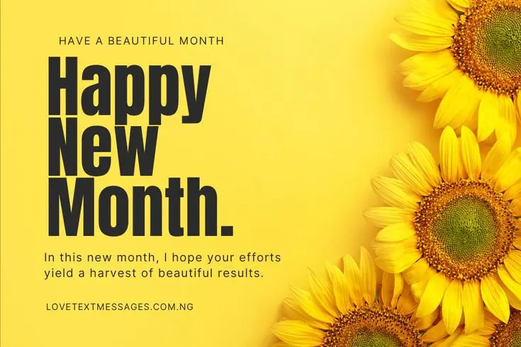 best short new month quotes